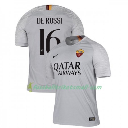 Fußballtrikots AS Rom De Rossi 16 2018-2019 Kurzarm Auswärts-trikot kaufen